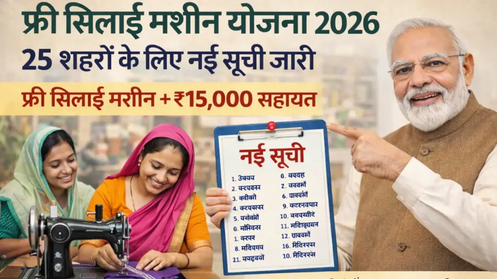 Free Silai Machine Yojana New list 2026